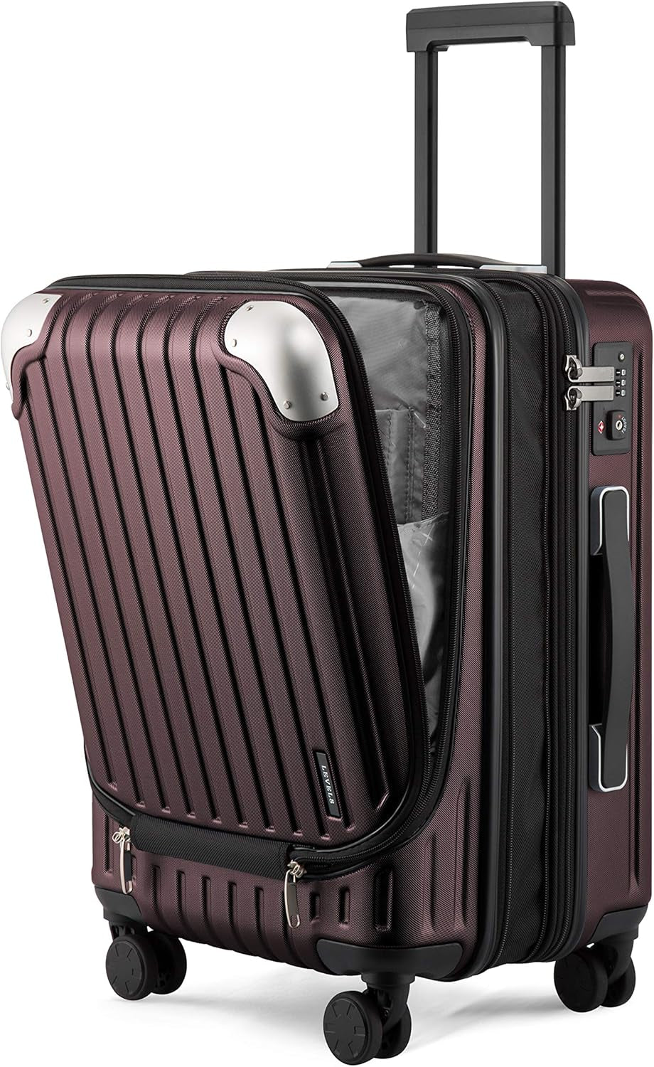 Grace Carry on Luggage Airline Approved, 20 Inch Expandable Hard Sided Luggages with Spinner Wheels, Harshell Small Rolling Suitcase for Women Men with Tsa Lock, Blue