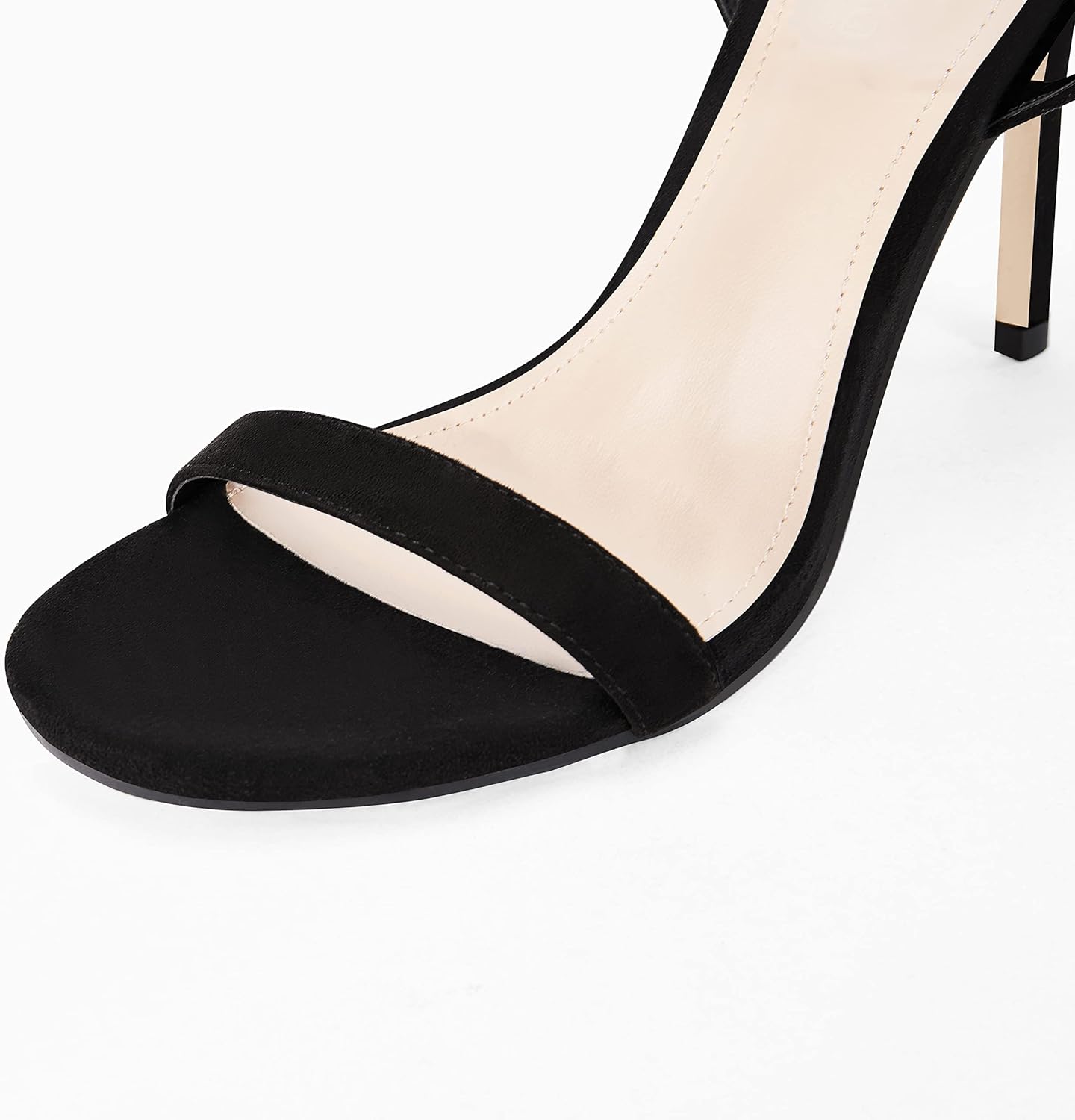 Women's Strappy Lace-Up High Heeled Sandals with Ankle Strap for Summer Dresses