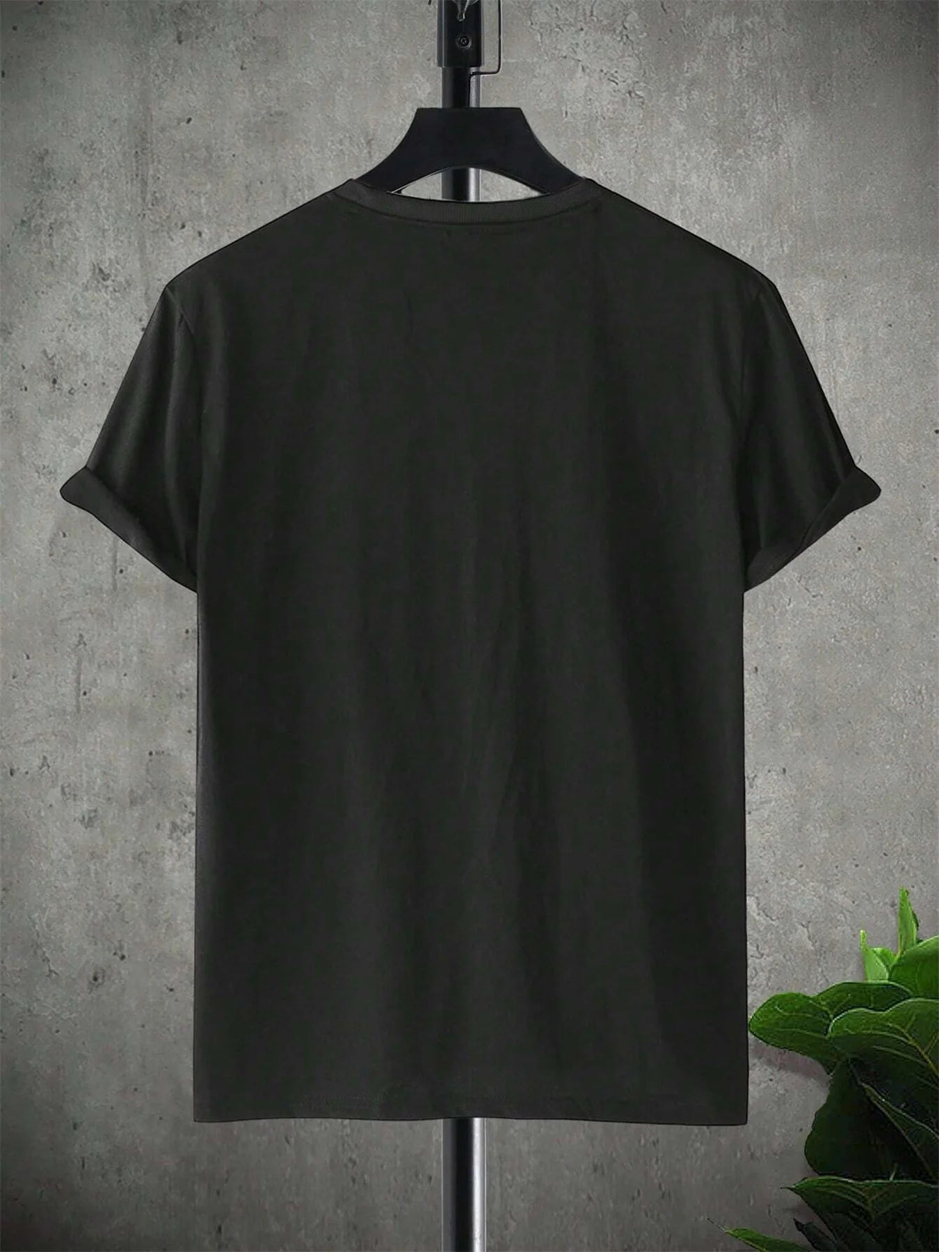 Summer Men'S 100% Pure Cotton Casual Loose Size Smiley Face Pattern Printed Sports Comfortable round Neck Short Sleeved T-Shirt