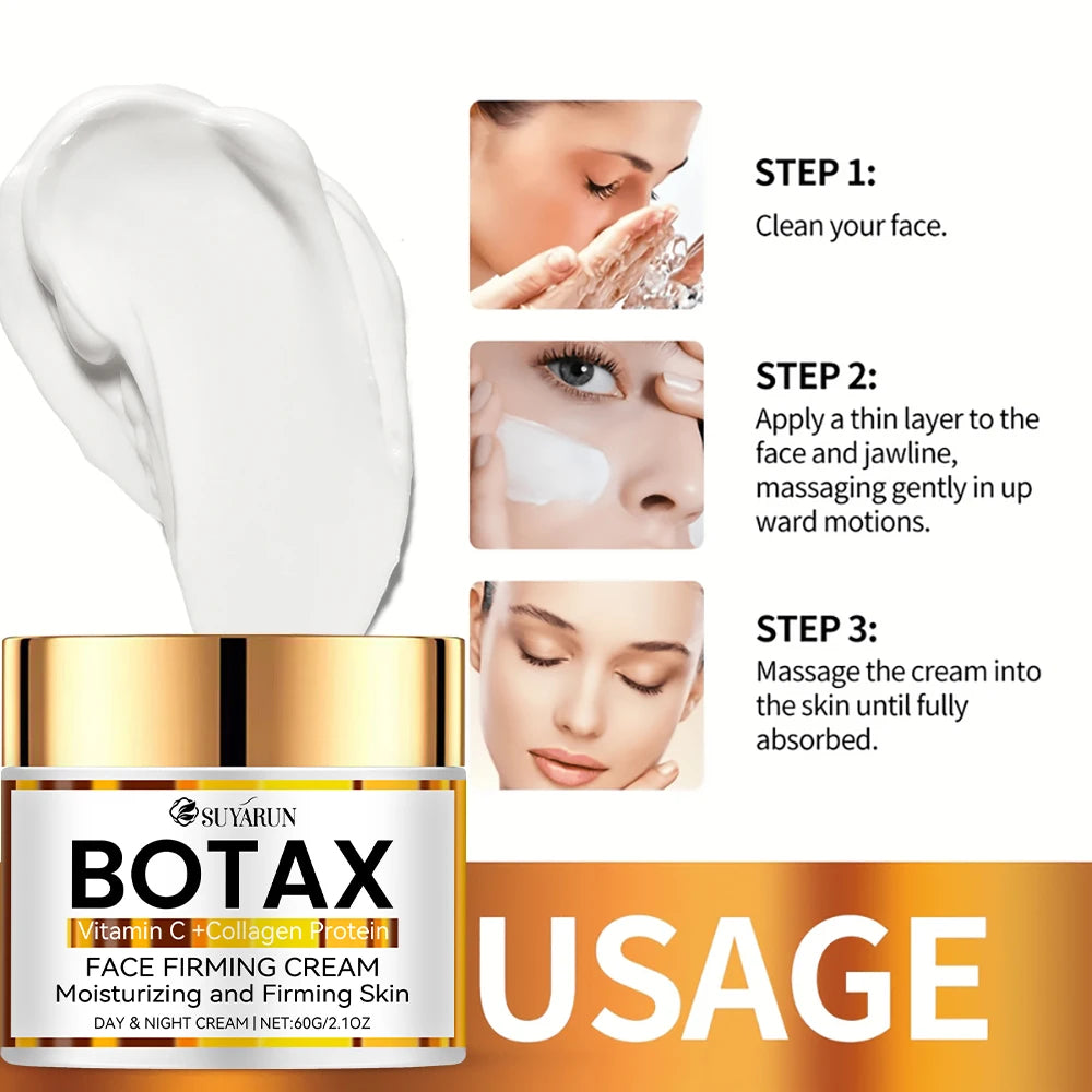 Professional Botox-Inspired Anti-Aging Face Cream | Advanced Wrinkle Reduction & Skin Tightening Formula | Enriched with Natural Ingredients