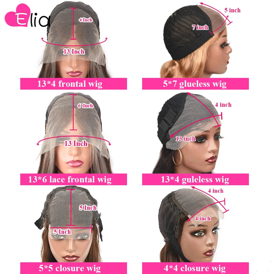 13X4 13X6 Brown Roots Highlight Wigs for Women Transparent Lace Front Wig Human Hair Preplucked Highlight 613 Lace Frontal Wig