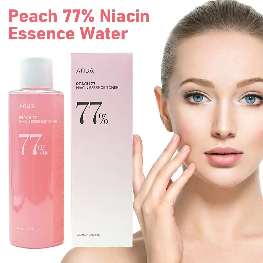 Anua Peach 77% Niacinamide Toner Brightening Skin Tone Anti-Aging Essence Moisturizing Calming Sensitive Skin Essence Skin Care