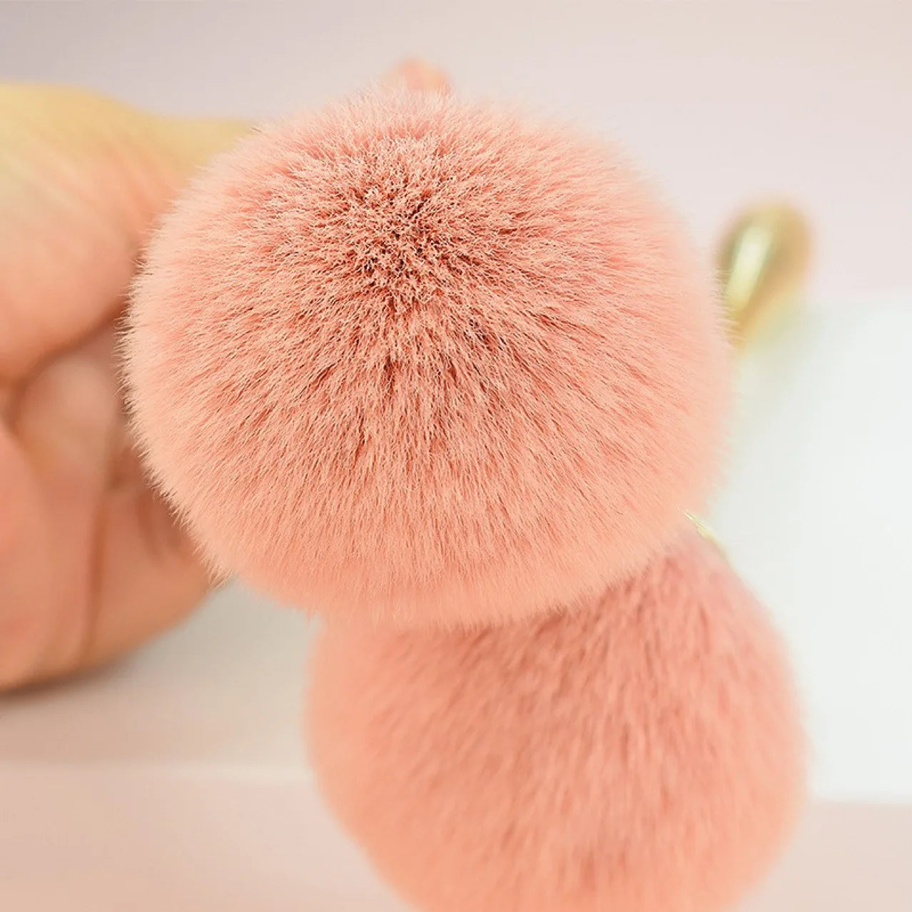 1Pc Big Size Soft Fluffy Glitter Powder Professional Brush Nail Dust Cleaning Brush Women Girls Manicure DIY Make up Beauty Tool