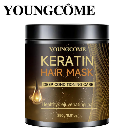 250G Hair Mask Oil Fast Repair Damaged Frizzy Hair Soft Smooth Shiny Hair Conditioner Straightening Keratin Hair Mask