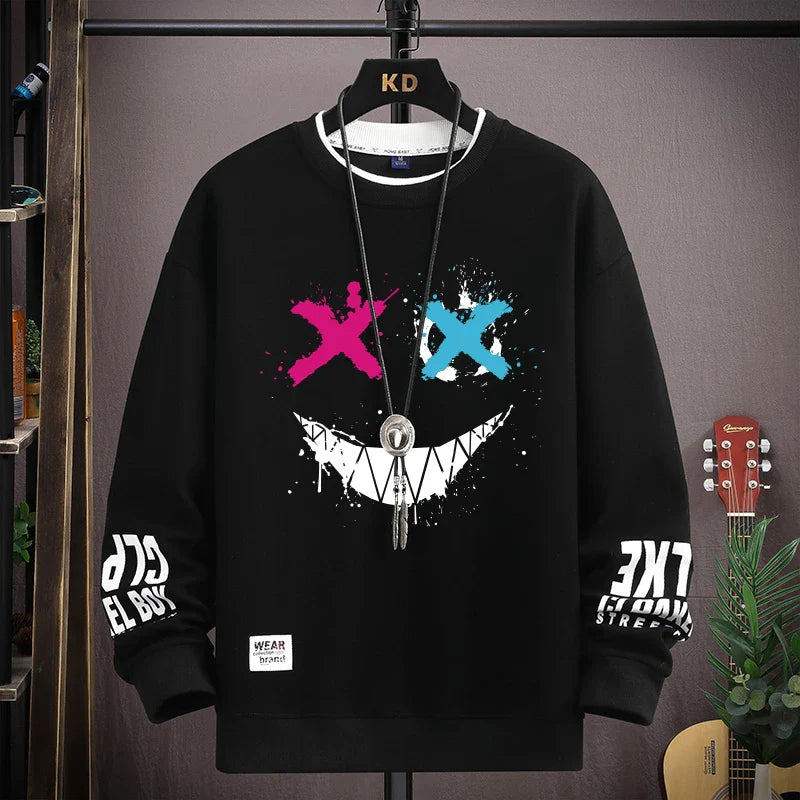 Oversized Hip Hop Graphic Long Sleeve T-Shirts for Men and Women - Harajuku Streetwear Collection (Sizes S-5XL)