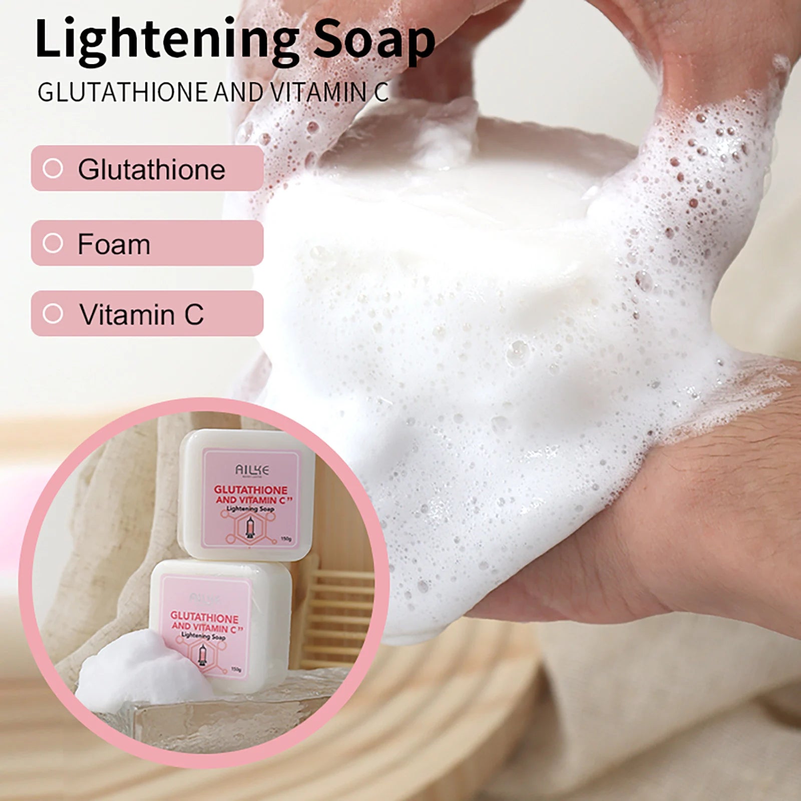 Advanced Whitening Skin Care Set with Glutathione and Vitamin C for Brighter, Smoother Skin, Dark Spot Reduction, and Deep Moisturization