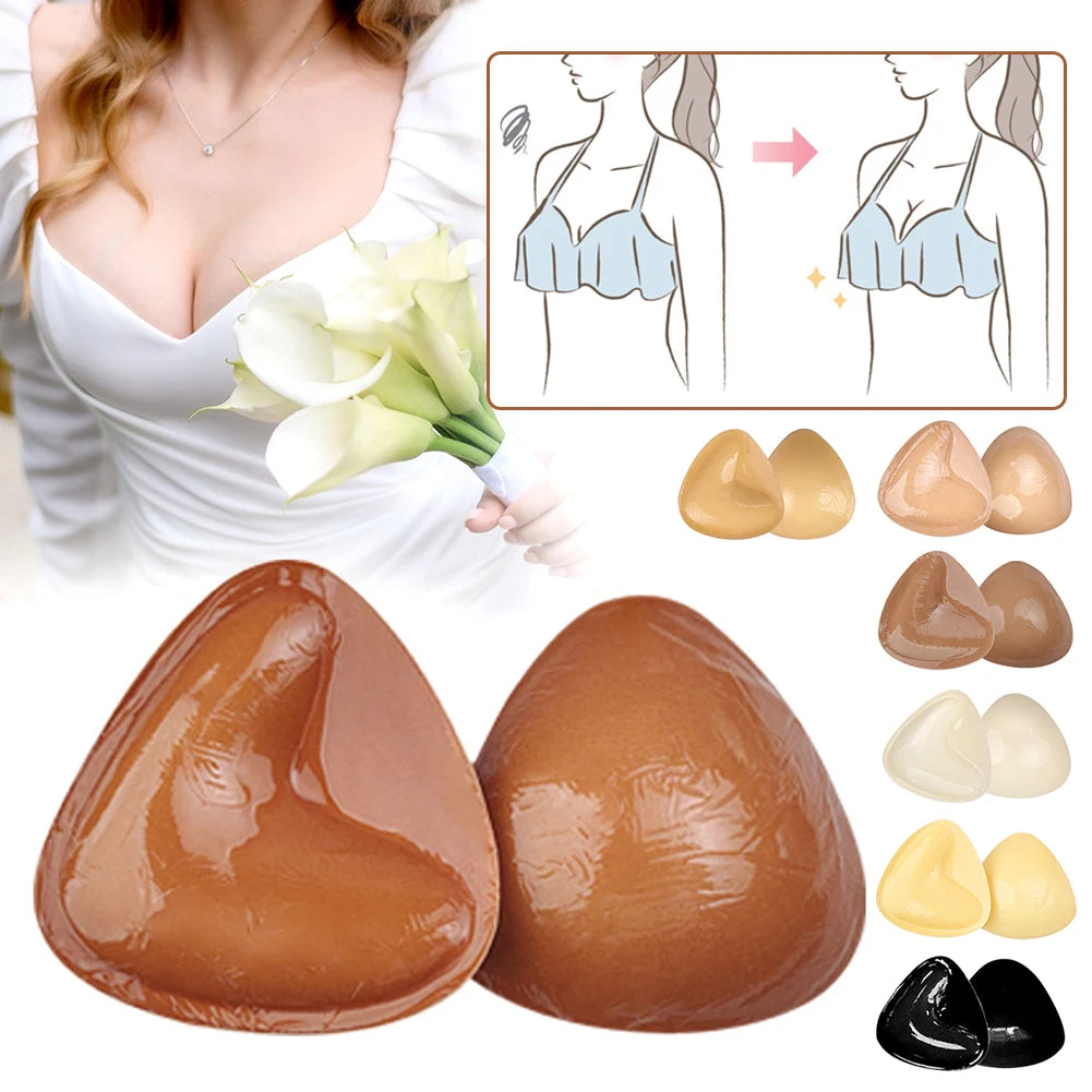 Double-Sided Bra Inserts for Enhanced Comfort and Full Coverage - Reusable Push-Up Pads for Instant Lift