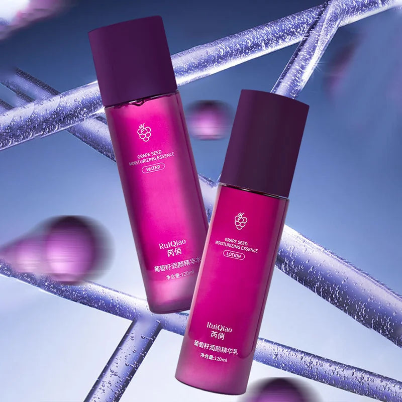 Advanced Grape Seed Firming & Moisturizing Essence Emulsion for Skin Care - Brightening, Hydrating, and Anti-Aging Formula