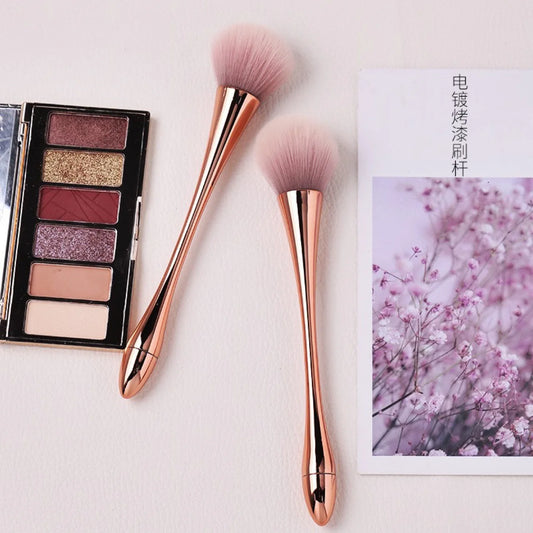 1Pc Big Size Soft Fluffy Glitter Powder Professional Brush Nail Dust Cleaning Brush Women Girls Manicure DIY Make up Beauty Tool