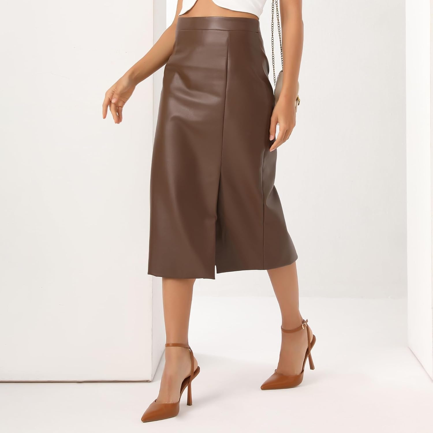 Women's Closed Toe Ankle Strap Stiletto Heels - Pointed Toe Wedding Dress Pumps