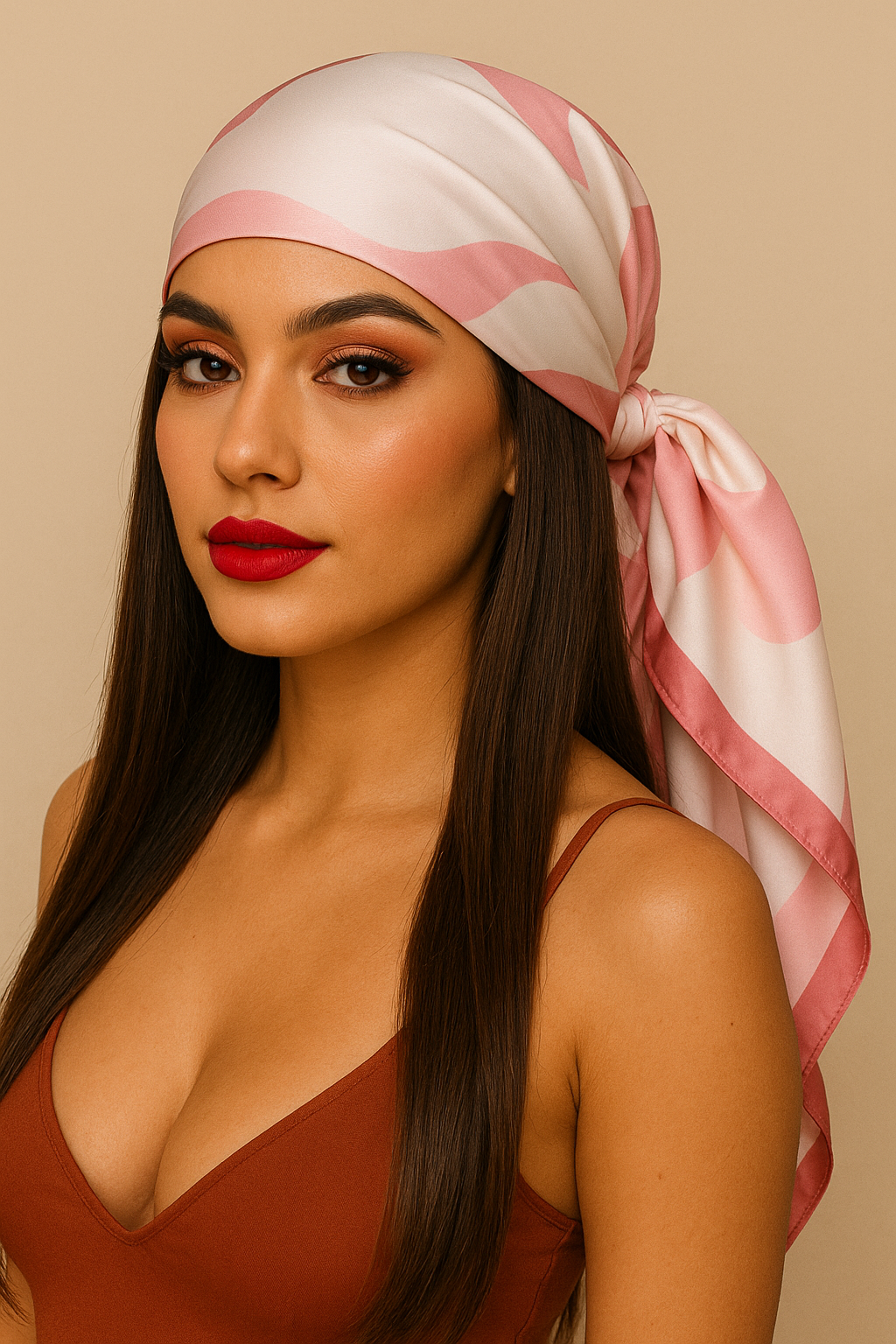 2023 Luxury Silk Square Scarf for Women - Cat Design Neck Tie, Hair Band, Beach Hijab, Kerchief, Headband, Bandana, Foulard (70cm)